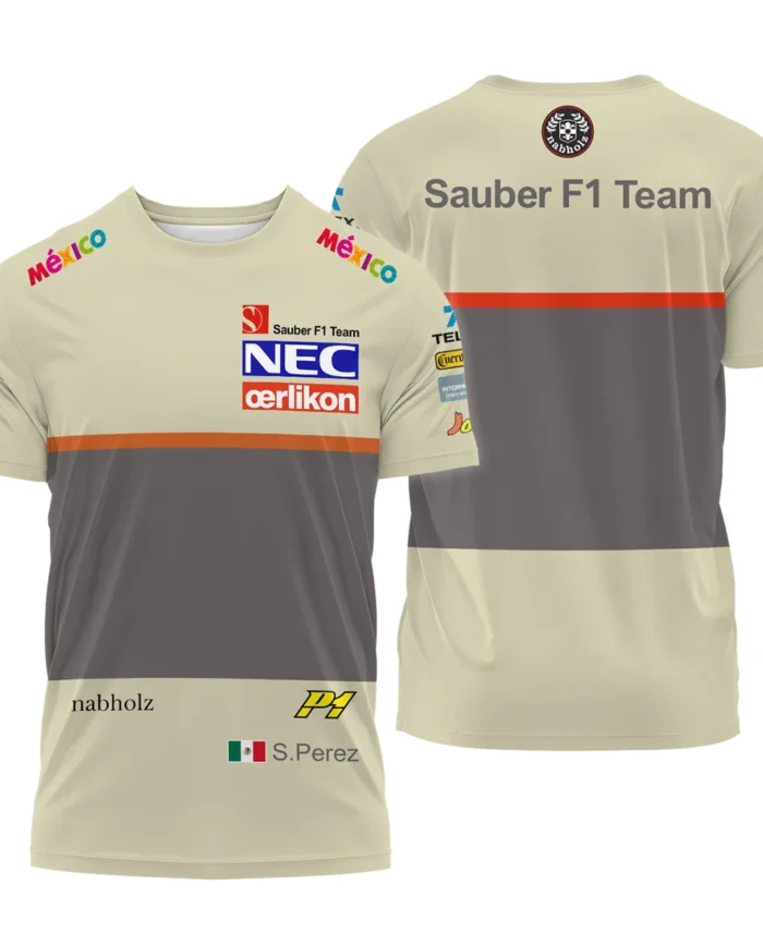 2012 Sergio Perez Racing Suit Sauber F1 T-Shirt BLVASP170925A10TS