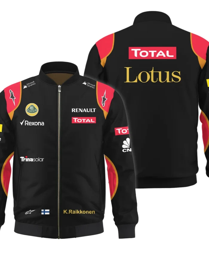 2013 Kimi Raikkonen Racing Suit Lotus F1 Bomber BLVAKR191125A9BB