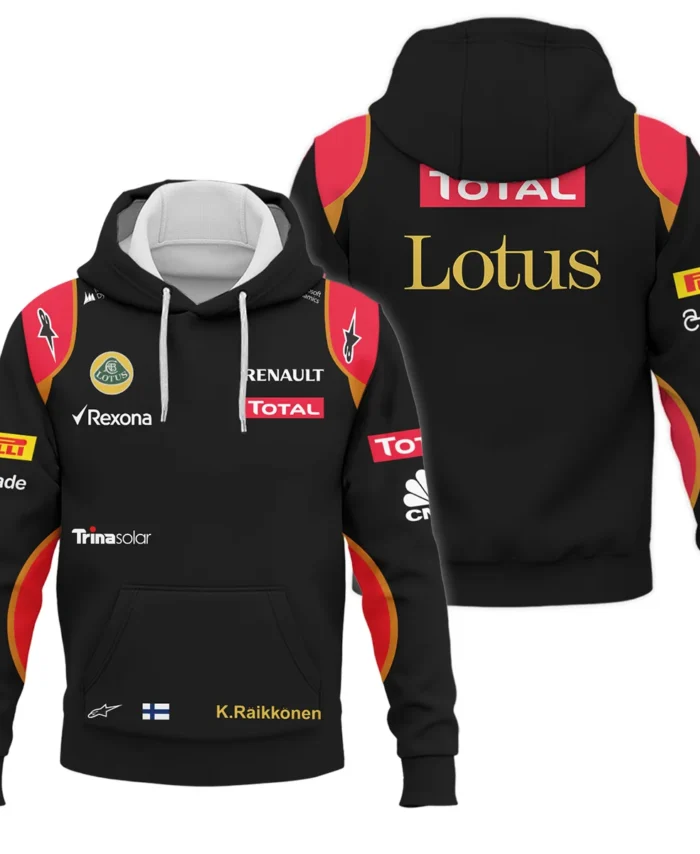2013 Kimi Raikkonen Racing Suit Lotus F1 Hoodie BLVAKR191125A9HD