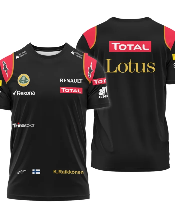 2013 Kimi Raikkonen Racing Suit Lotus F1 T-Shirt BLVAKR191125A9TS