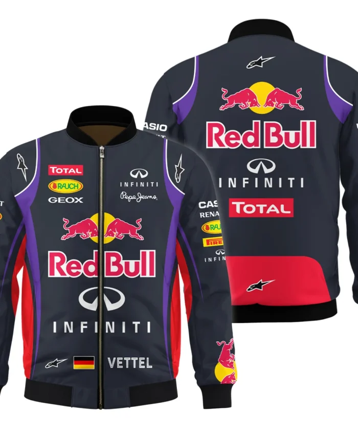 2013 Sebastian Vettel Racing Suit Red Bull Racing F1 Bomber BLVASV110925A4BB