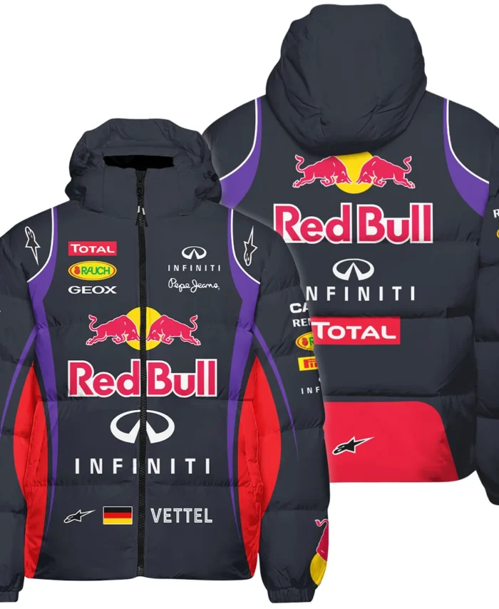 2013 Sebastian Vettel Racing Suit Red Bull Racing F1 Down & Puffer Jackets BLVASV110925A4HCJ