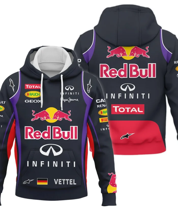 2013 Sebastian Vettel Racing Suit Red Bull Racing F1 Hoodie BLVASV110925A4HD