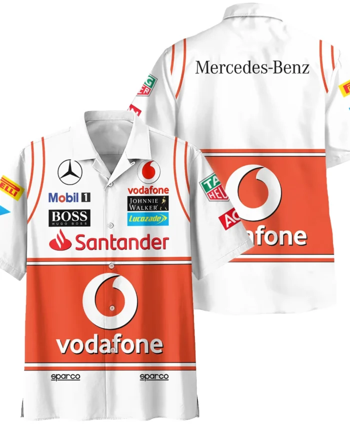 2013 Sergio Perez Racing Suit Force India F1 Hawaiian Shirt BLVASP170925A9HW