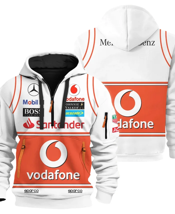 2013 Sergio Perez Racing Suit Force India F1 Hoodie Half Zip BLVASP170925A9HDF