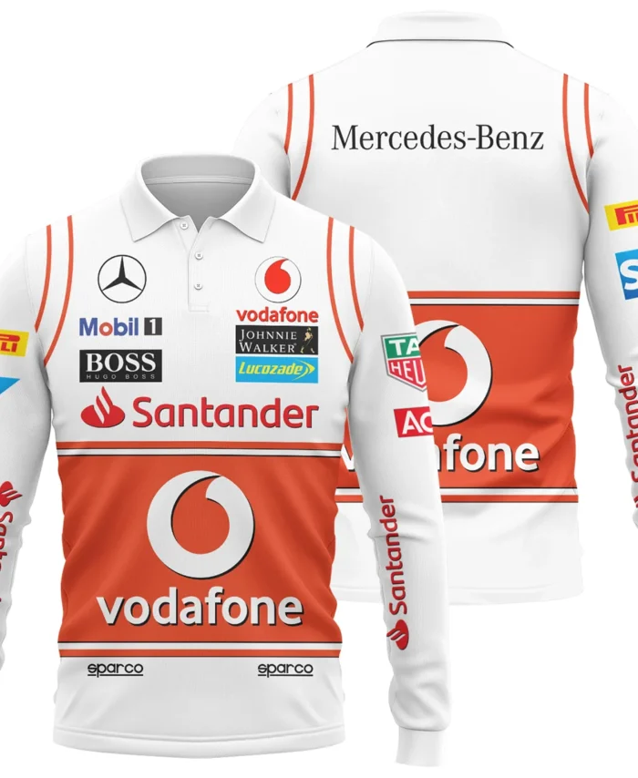 2013 Sergio Perez Racing Suit Force India F1 Long Polo Shirt BLVASP170925A9LPL