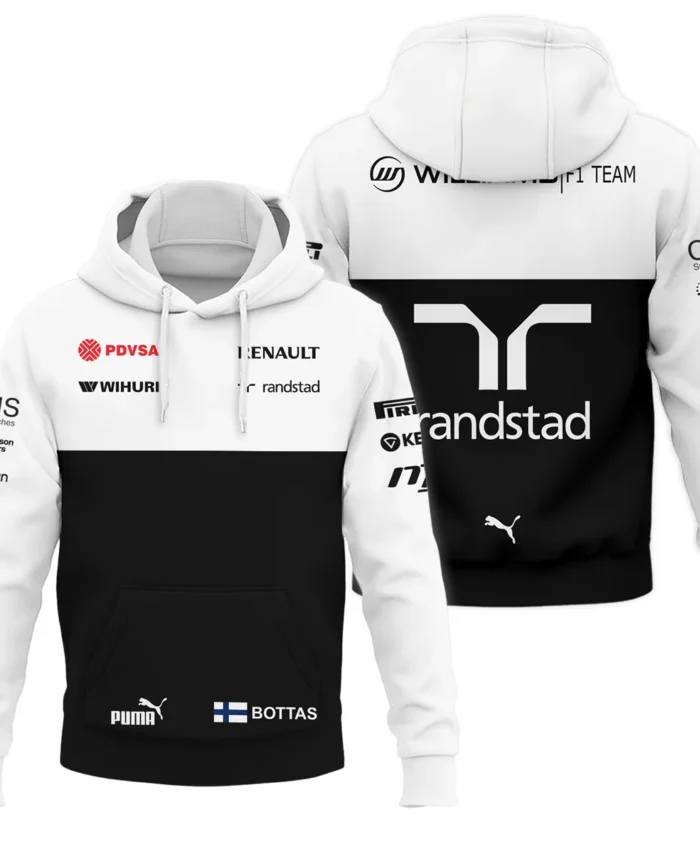 2013 Valtteri Bottas Racing Suit Williams F1 Hoodie BLVAVB130925A2HD