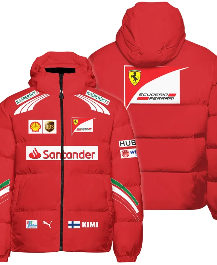 2014 Kimi Raikkonen Racing Suit Ferrari F1 Down & Puffer Jackets BLVAKR191125A11HCJ