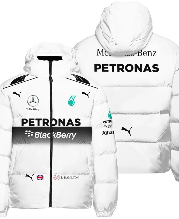 2014 Lewis Hamilton Racing Suit Mercedes F1 Down & Puffer Jackets BLVALH260825A8HCJ