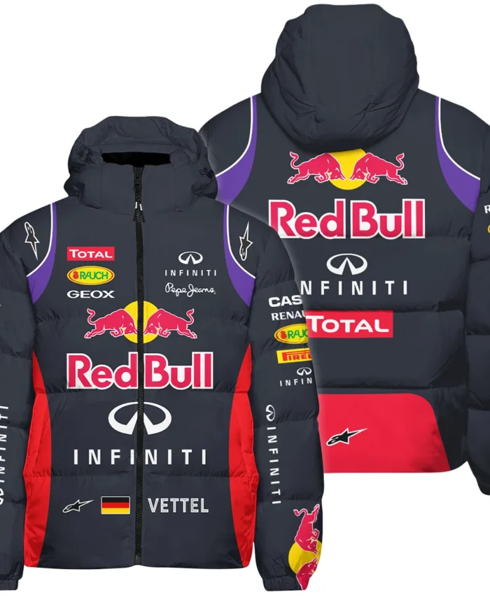 2014 Sebastian Vettel Racing Suit Red Bull Racing F1 Down & Puffer Jackets BLVASV110925A3HCJ