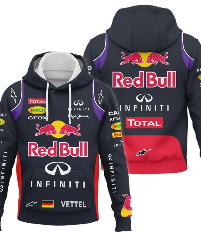 2014 Sebastian Vettel Racing Suit Red Bull Racing F1 Hoodie BLVASV110925A3HD