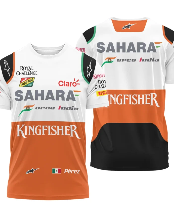 2014 Sergio Perez Racing Suit Force India F1 T-Shirt BLVASP170925A8TS