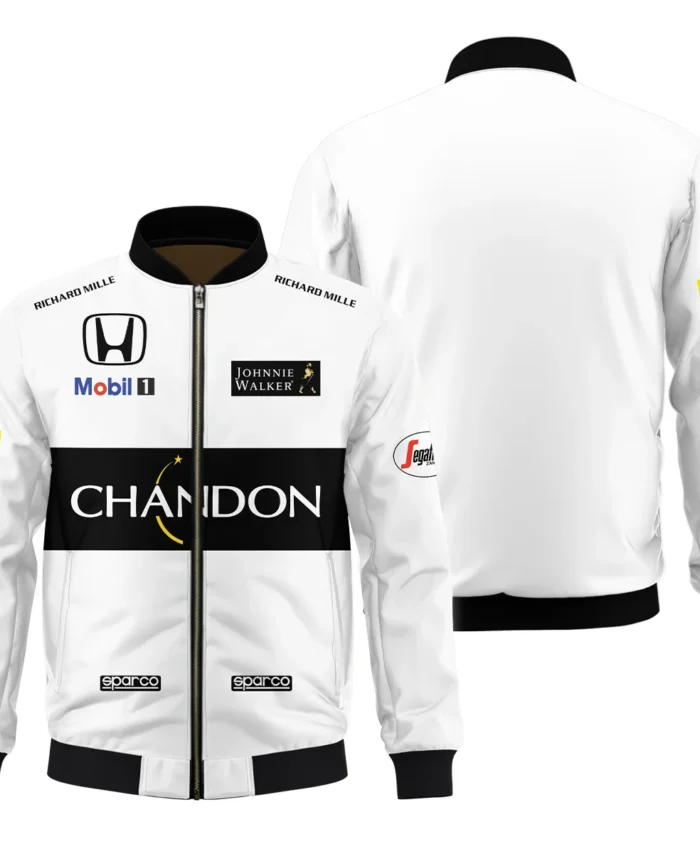 2015 Fernando Alonso Racing Suit McLaren F1 Bomber BLVAFA030925A2BB