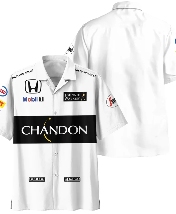 2015 Fernando Alonso Racing Suit McLaren F1 Hawaiian Shirt BLVAFA030925A2HW