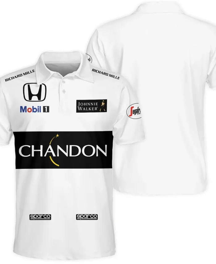 2015 Fernando Alonso Racing Suit McLaren F1 Polo Shirt BLVAFA030925A2PL