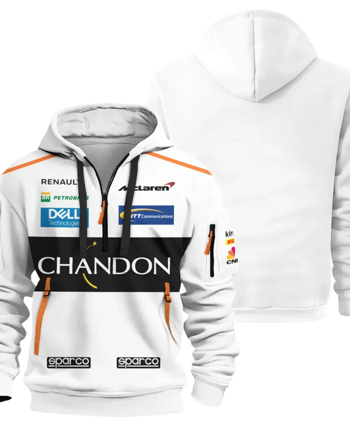 2016 Fernando Alonso Racing Suit McLaren F1 Hoodie Half Zip BLVAFA030925A3HDF