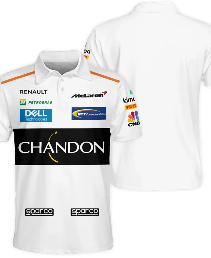 2016 Fernando Alonso Racing Suit McLaren F1 Polo Shirt BLVAFA030925A3PL