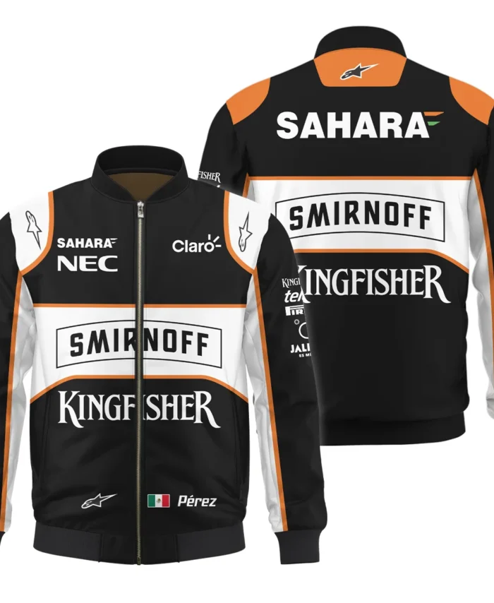 2016 Sergio Perez Racing Suit Force India F1 Bomber BLVASP170925A6BB