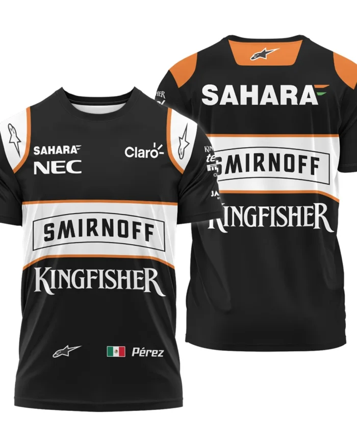 2016 Sergio Perez Racing Suit Force India F1 T-Shirt BLVASP170925A6TS