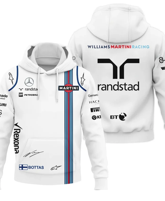 2016 Valtteri Bottas Racing Suit Williams F1 Hoodie BLVAVB130925A3HD