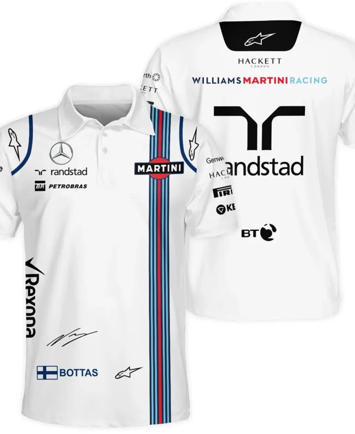 2016 Valtteri Bottas Racing Suit Williams F1 Polo Shirt BLVAVB130925A3PL