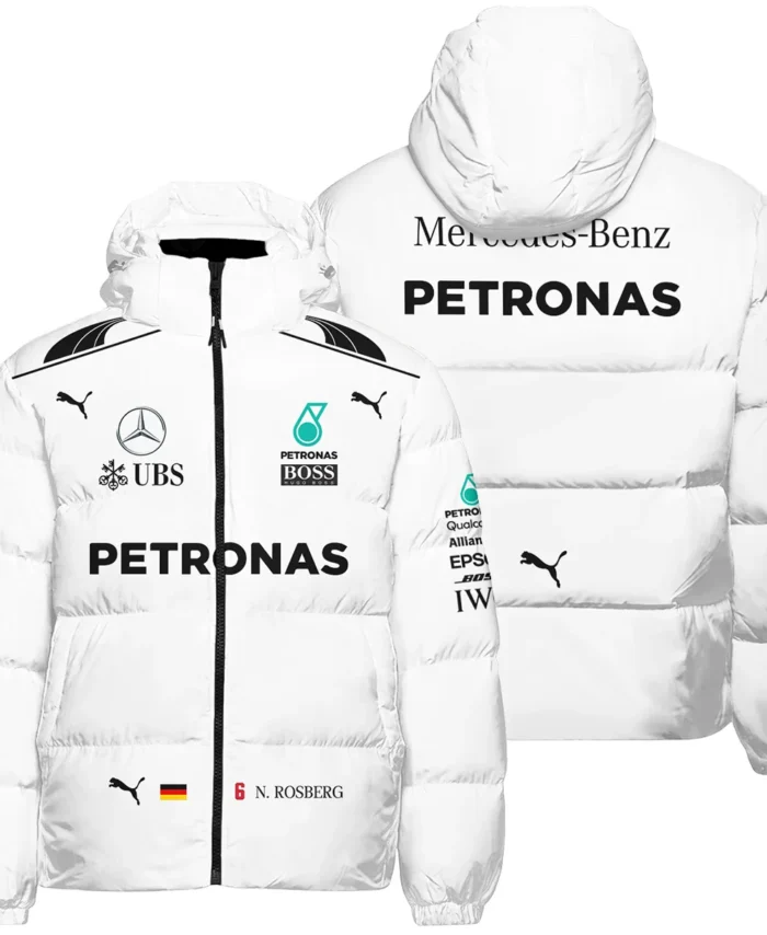 2016 WDC Nico Rosberg Racing Suit Mercedes F1 Down & Puffer Jackets BLVANR281125A1HCJ