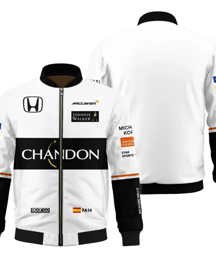 2017 Fernando Alonso Racing Suit McLaren F1 Bomber BLVAFA030925A1BB