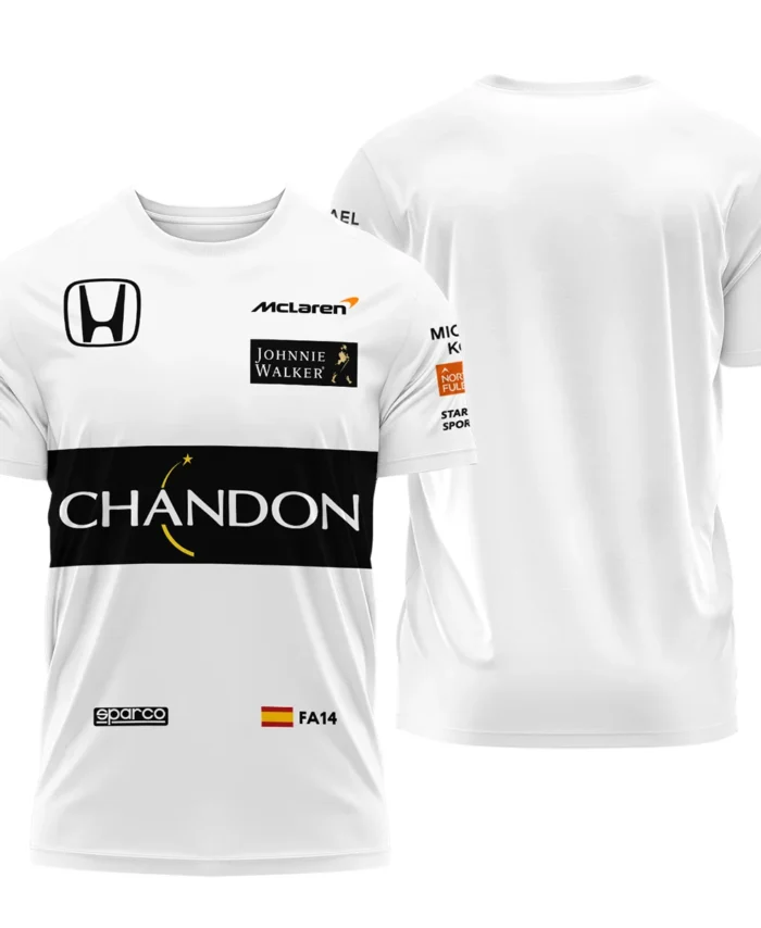 2017 Fernando Alonso Racing Suit McLaren F1 T-Shirt BLVAFA030925A1TS
