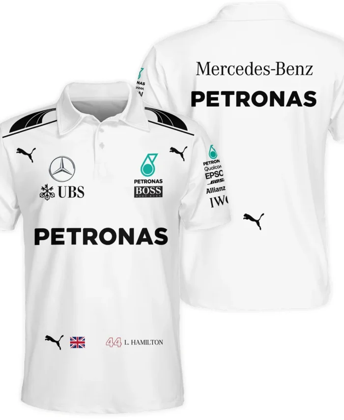 2017 Lewis Hamilton Racing Suit Mercedes F1 Polo Shirt BLVALH260825A7PL