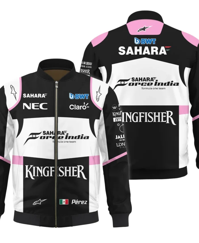 2017 Sergio Perez Racing Suit Force India F1 Bomber BLVASP170925A5BB