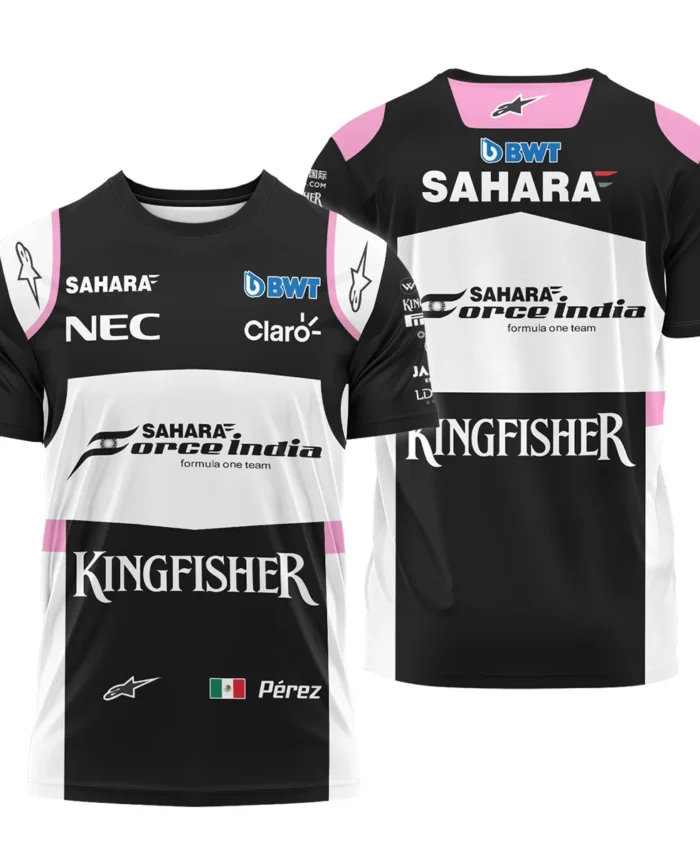 2017 Sergio Perez Racing Suit Force India F1 T-Shirt BLVASP170925A5TS