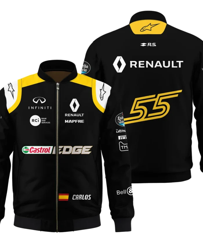 2018 Carlos Sainz Racing Suit Renault F1 Bomber BLVACS190825A1BB