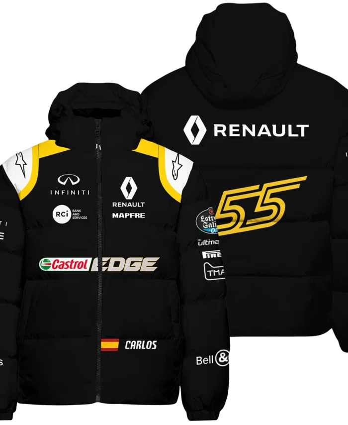 2018 Carlos Sainz Racing Suit Renault F1 Down & Puffer Jackets BLVACS190825A1HCJ