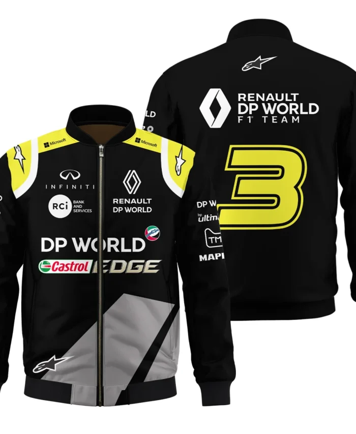2018 Daniel Ricciardo Renault DP World Race Suit Bomber BLVA180725A01BB