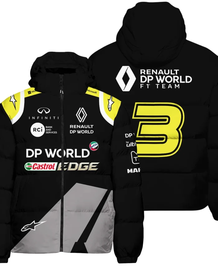 2018 Daniel Ricciardo Renault DP World Race Suit Down & Puffer Jackets BLVA180725A01HCJ