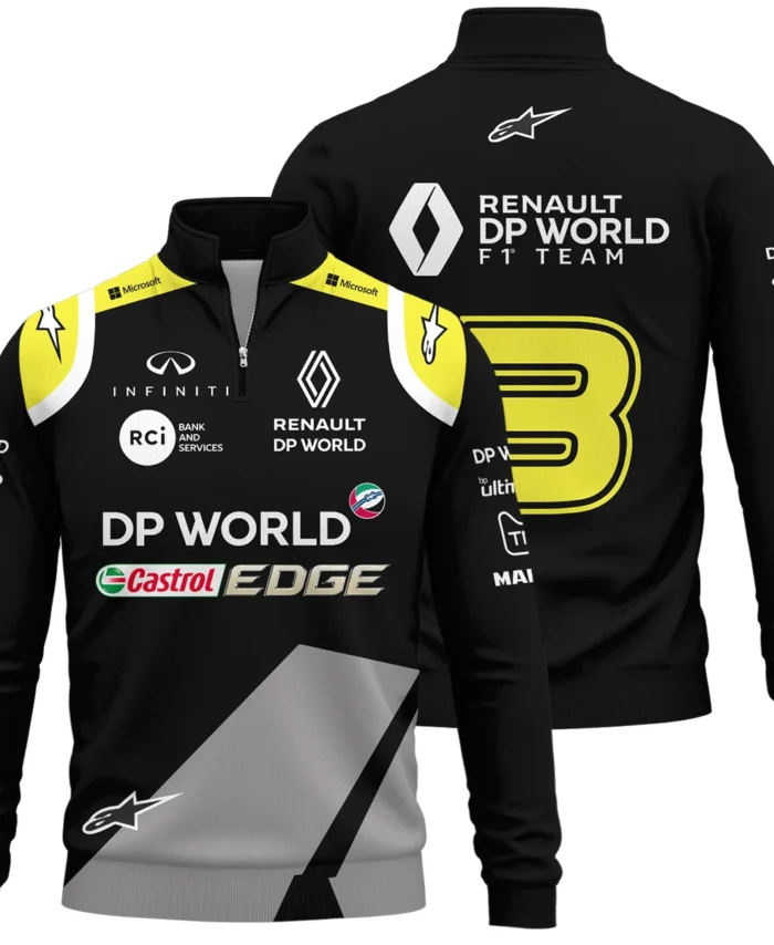 2018 Race Suit Uniform Quarter-Zip Sweatshirt For Fans BLVA180725A01QZS-1 CleanFit