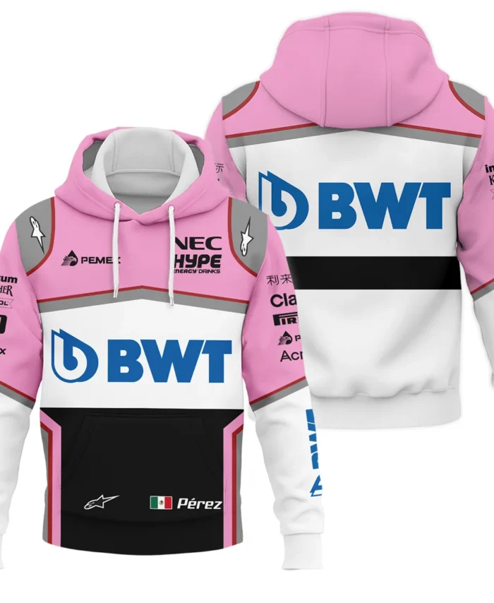 2018 Sergio Perez Racing Suit Racing Point F1 Hoodie BLVASP170925A4HD