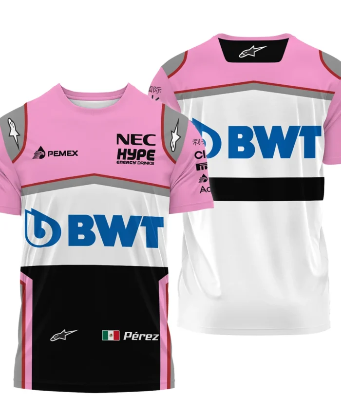 2018 Sergio Perez Racing Suit Racing Point F1 T-Shirt BLVASP170925A4TS