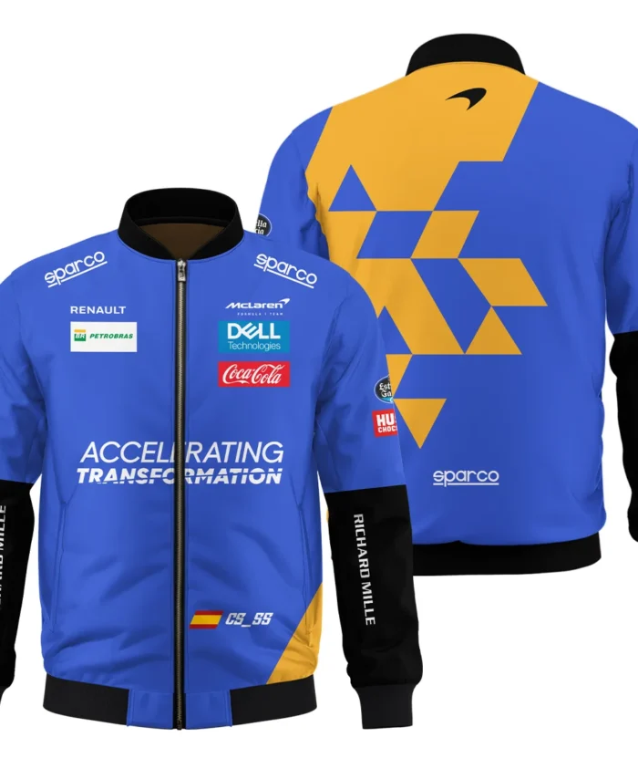2019 Carlos Sainz Racing Suit McLaren F1 Bomber BLVACS190825A15BB