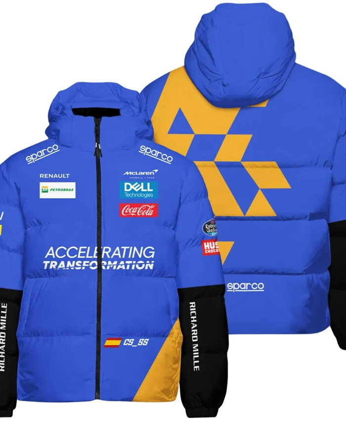 2019 Carlos Sainz Racing Suit McLaren F1 Down & Puffer Jackets BLVACS190825A15HCJ