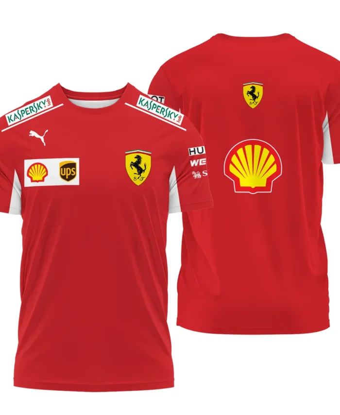 2019 Charles Leclerc Racing Suit Ferrari F1 T-Shirt BLVACL260825A5TS