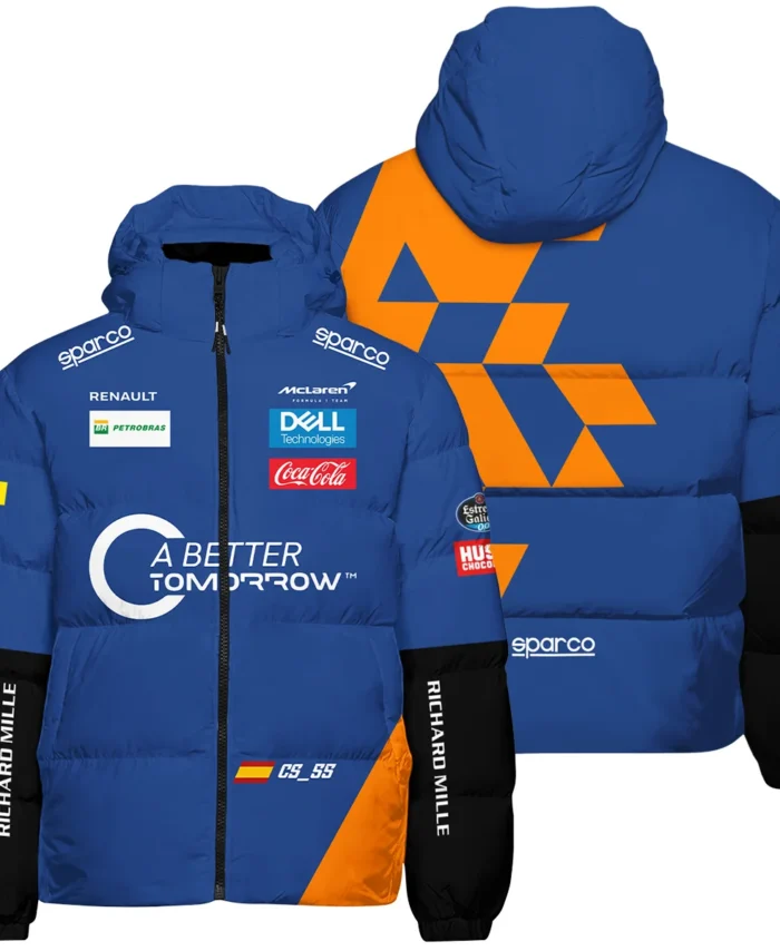 2019 China GP Carlos Sainz Racing Suit McLaren F1 Down & Puffer Jackets BLVACS190825A14HCJ