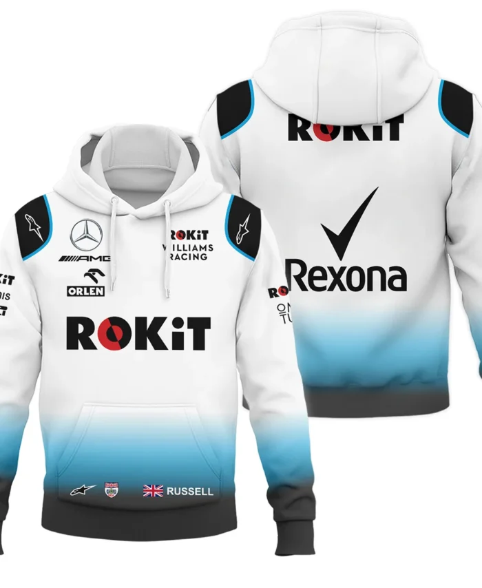 2019 George Russell Racing Suit Williams F1 Hoodie BLVAGR080925A5HD