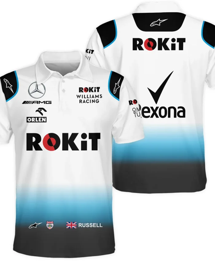 2019 George Russell Racing Suit Williams F1 Polo Shirt BLVAGR080925A5PL