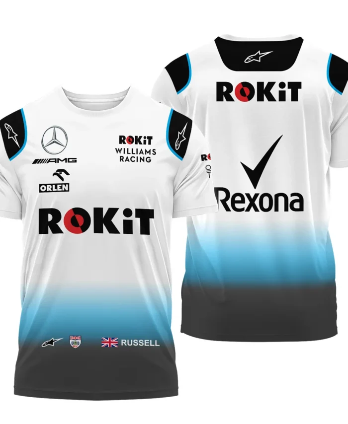 2019 George Russell Racing Suit Williams F1 T-Shirt BLVAGR080925A5TS