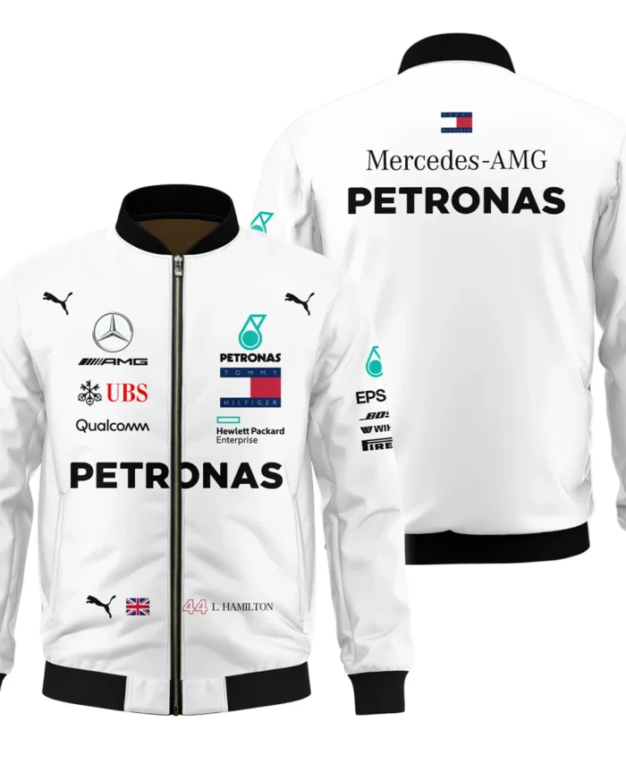 2019 Lewis Hamilton Racing Suit Mercedes F1 Bomber BLVALH260825A5BB