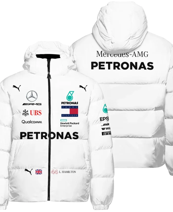 2019 Lewis Hamilton Racing Suit Mercedes F1 Down & Puffer Jackets BLVALH260825A5HCJ