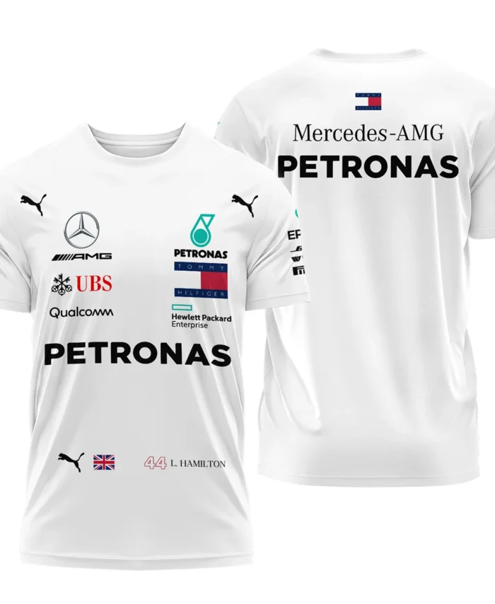 2019 Lewis Hamilton Racing Suit Mercedes F1 T-Shirt BLVALH260825A5TS