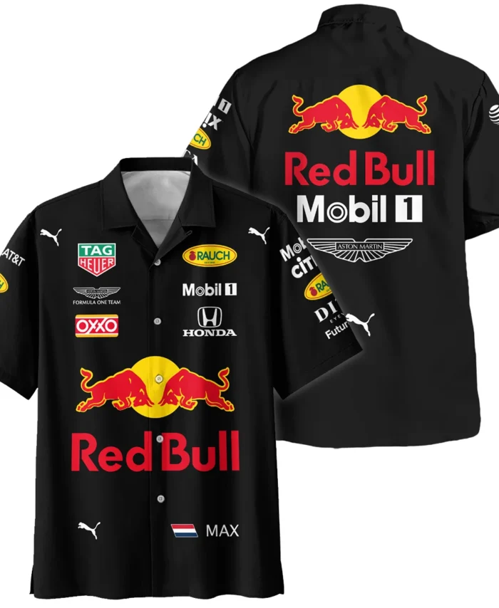 2019 Max Verstappen Racing Suit Red Bull Racing F1 Hawaiian Shirt BLVAMV281125A4HW