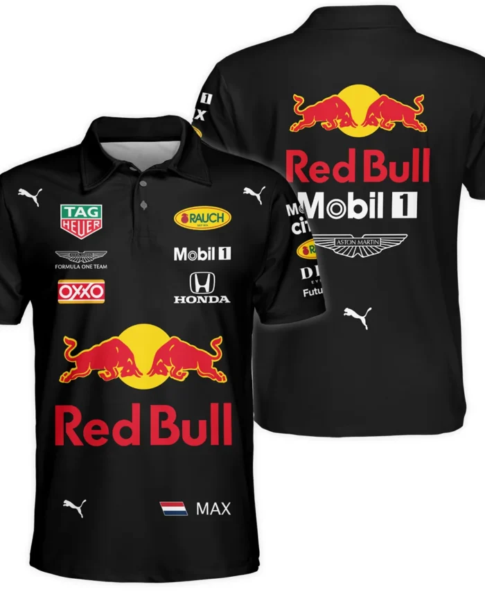 2019 Max Verstappen Racing Suit Red Bull Racing F1 Polo Shirt BLVAMV281125A4PL